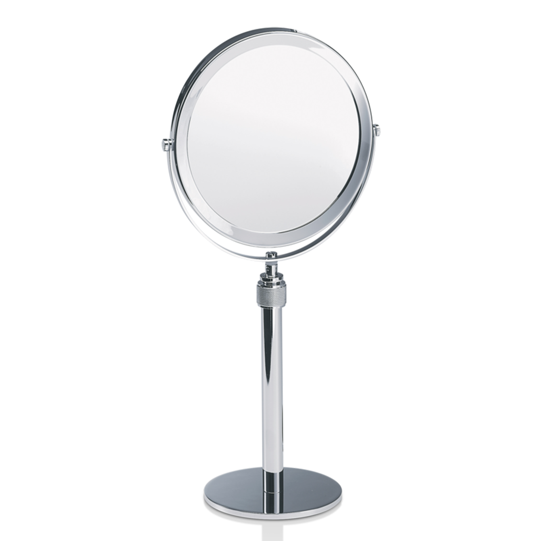 chrome cosmetic mirror