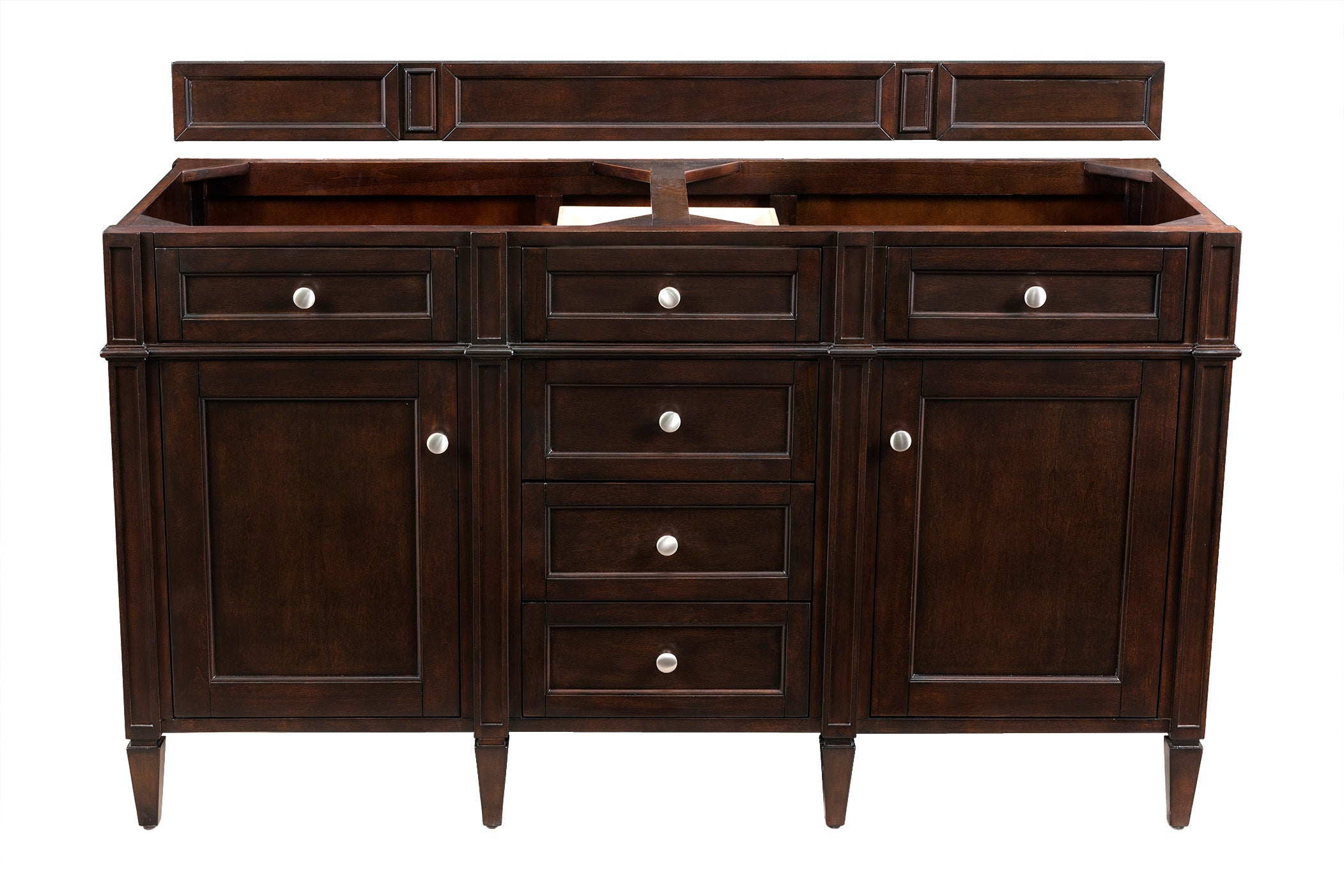 James Martin Vanities Brittany 60" Double Vanity - Burnished Mahogany