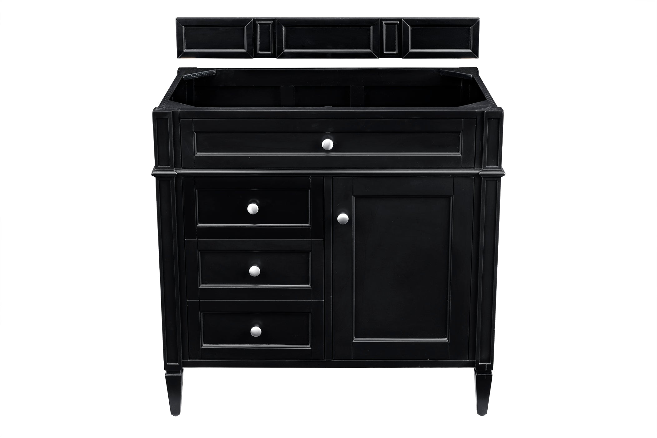 James Martin Vanities Brittany 36" Single Vanity - Black Onyx