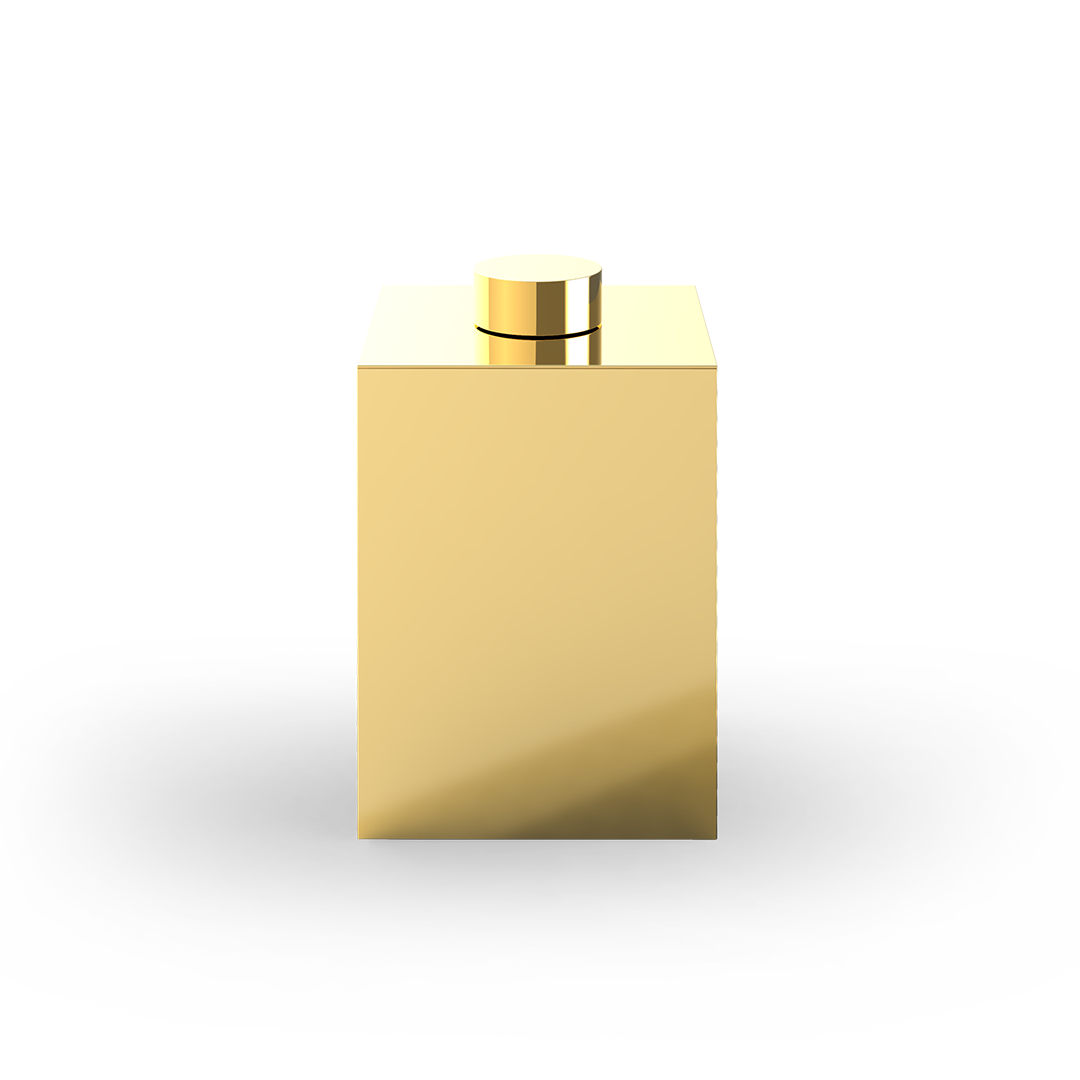 gold shiny paper pin