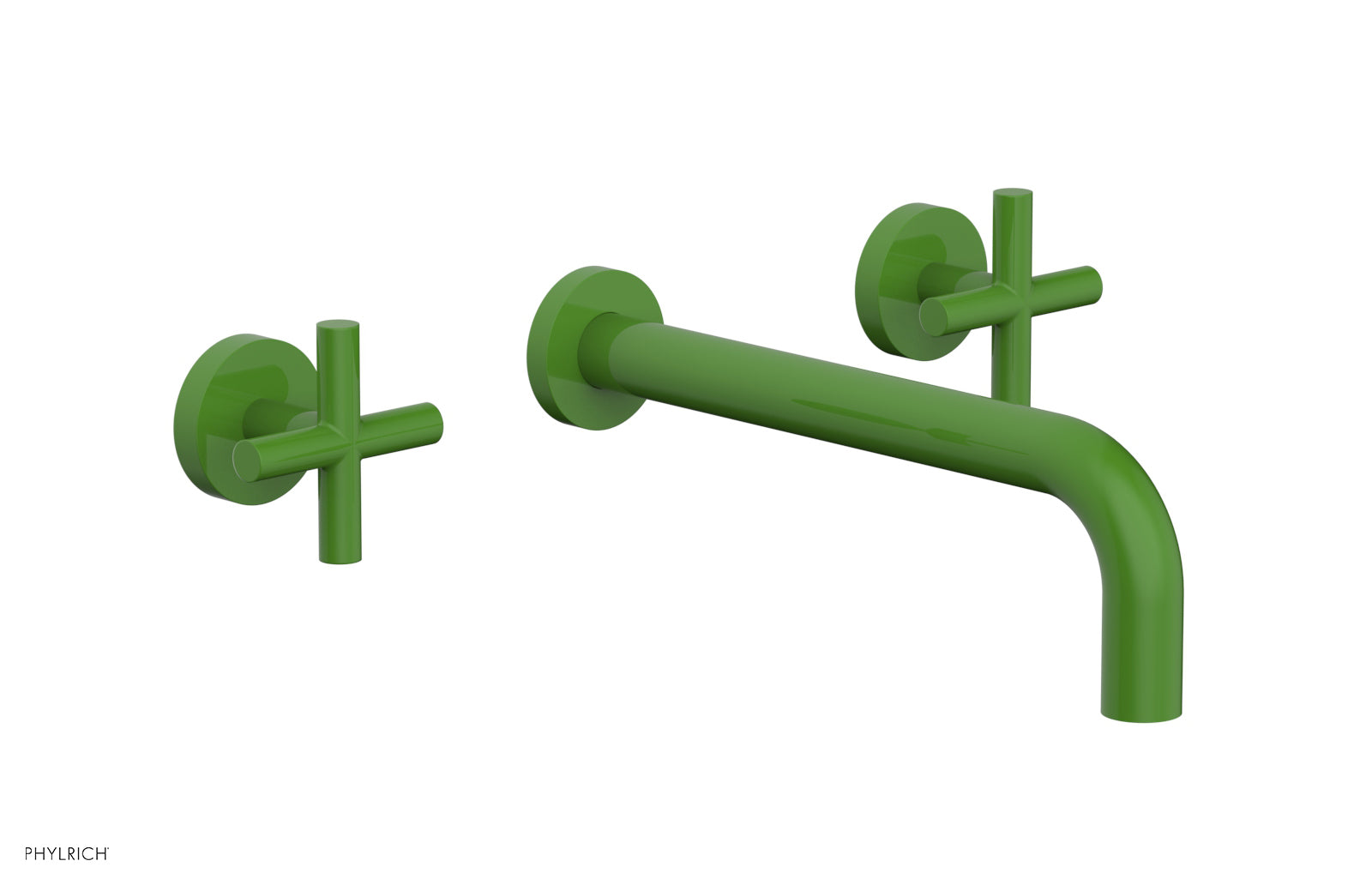 Phylrich TRANSITION Wall Lavatory Set 10" Spout - Cross Handles
