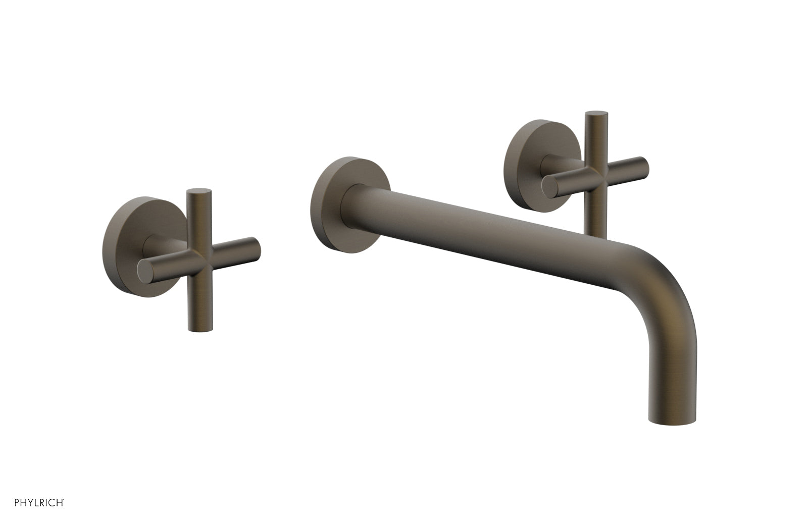 Phylrich TRANSITION Wall Lavatory Set 10" Spout - Cross Handles