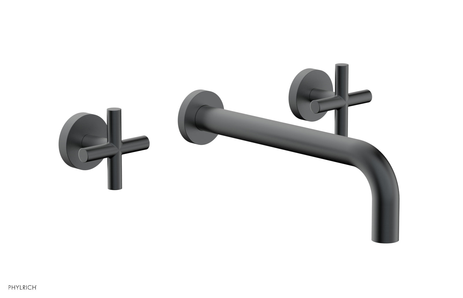 Phylrich TRANSITION Wall Lavatory Set 10" Spout - Cross Handles