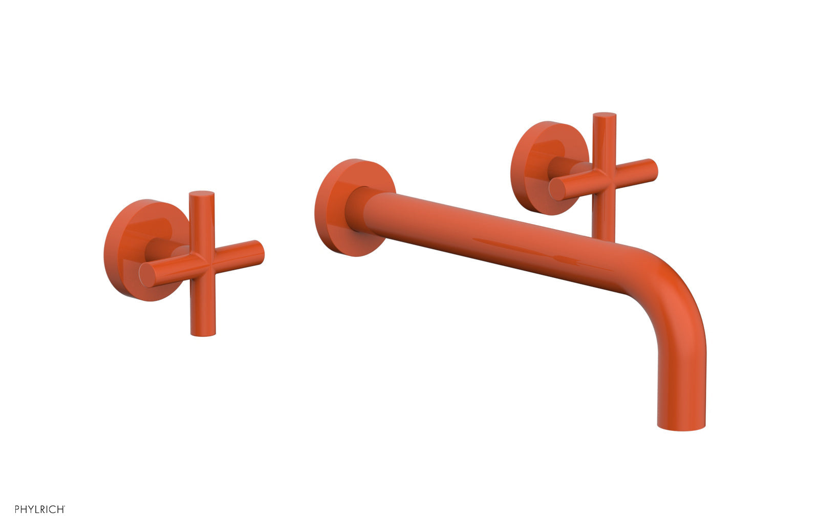 Phylrich TRANSITION Wall Lavatory Set 10" Spout - Cross Handles