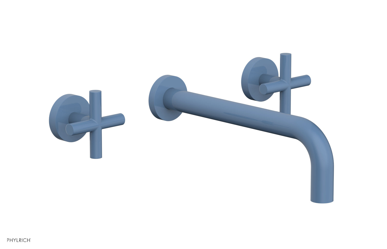 Phylrich TRANSITION Wall Lavatory Set 10" Spout - Cross Handles