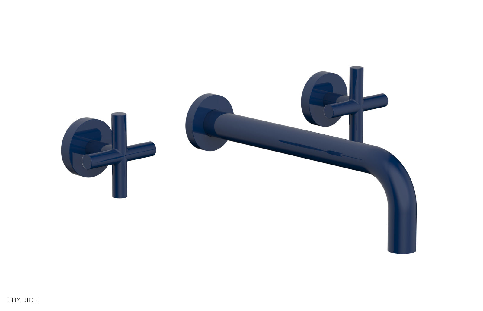 Phylrich TRANSITION Wall Lavatory Set 10" Spout - Cross Handles