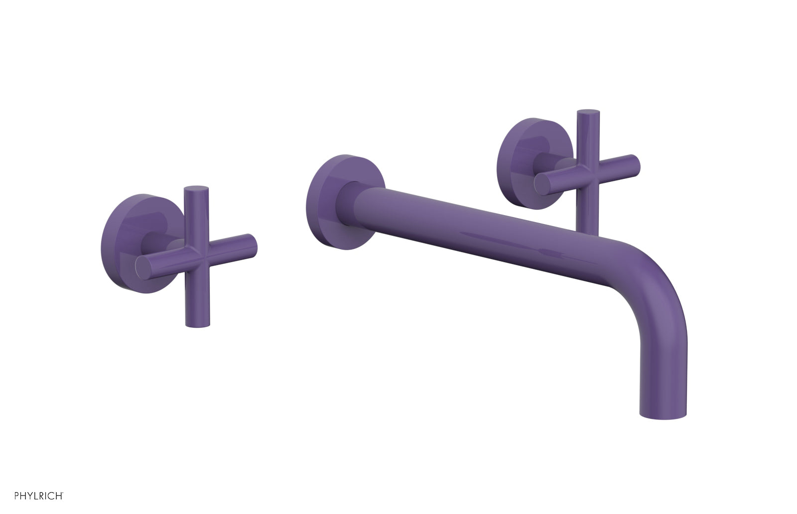 Phylrich TRANSITION Wall Lavatory Set 10" Spout - Cross Handles