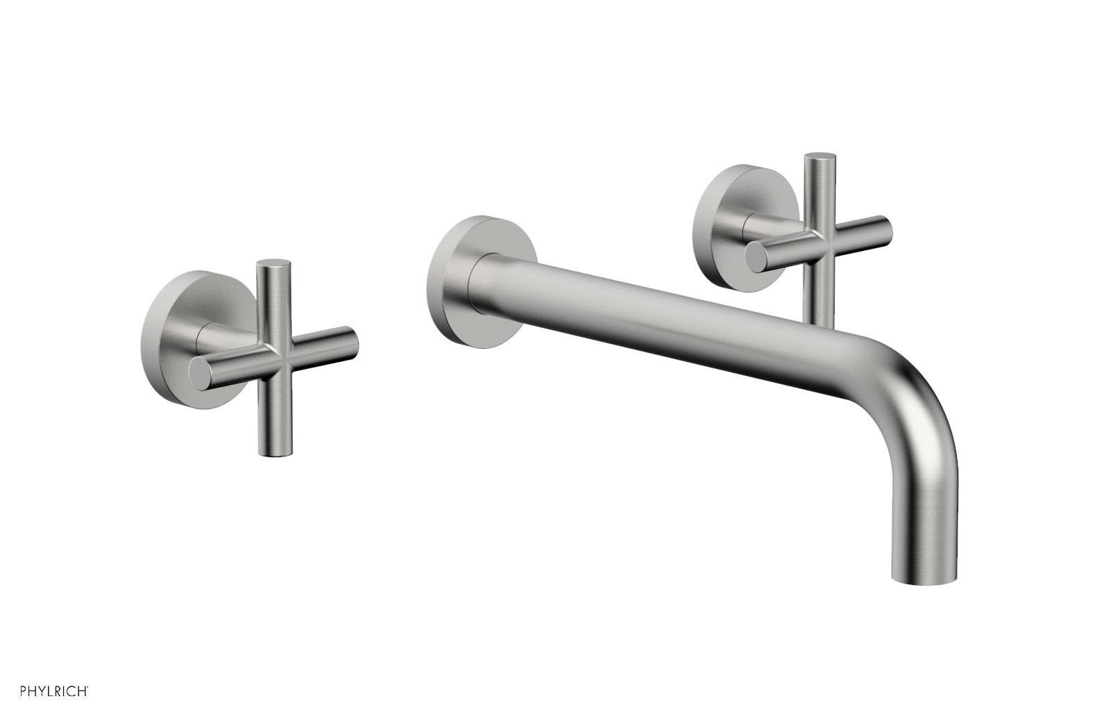 Phylrich TRANSITION Wall Lavatory Set 10" Spout - Cross Handles