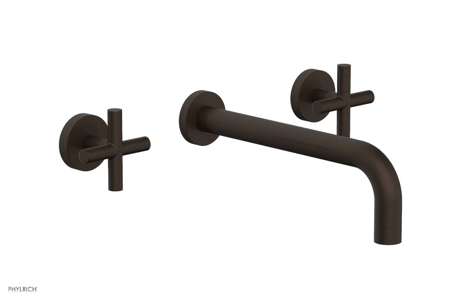 Phylrich TRANSITION Wall Lavatory Set 10" Spout - Cross Handles