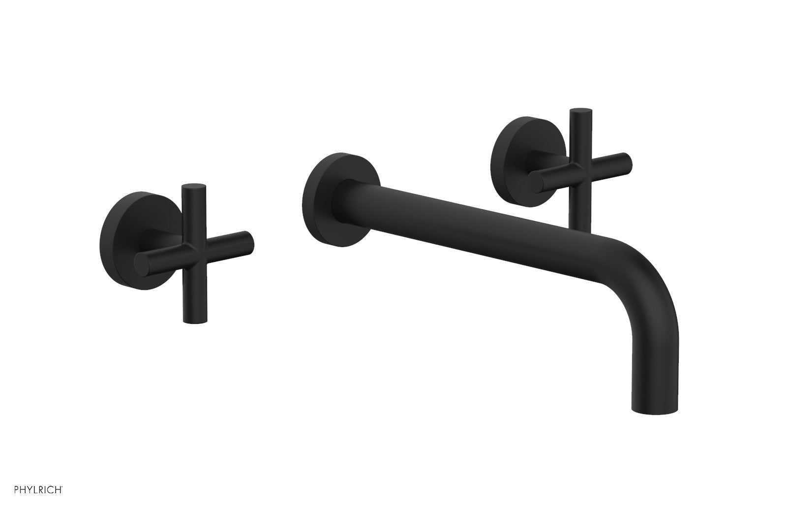 Phylrich TRANSITION Wall Lavatory Set 10" Spout - Cross Handles