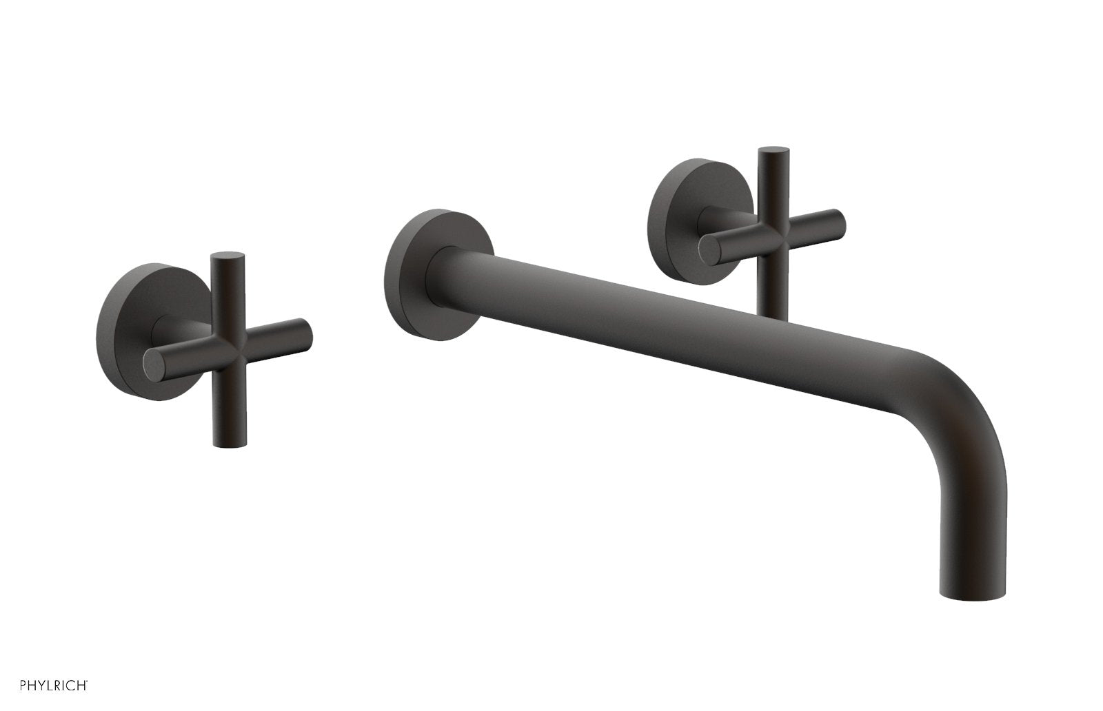 Phylrich TRANSITION Wall Tub Set 12" Spout - Cross Handles