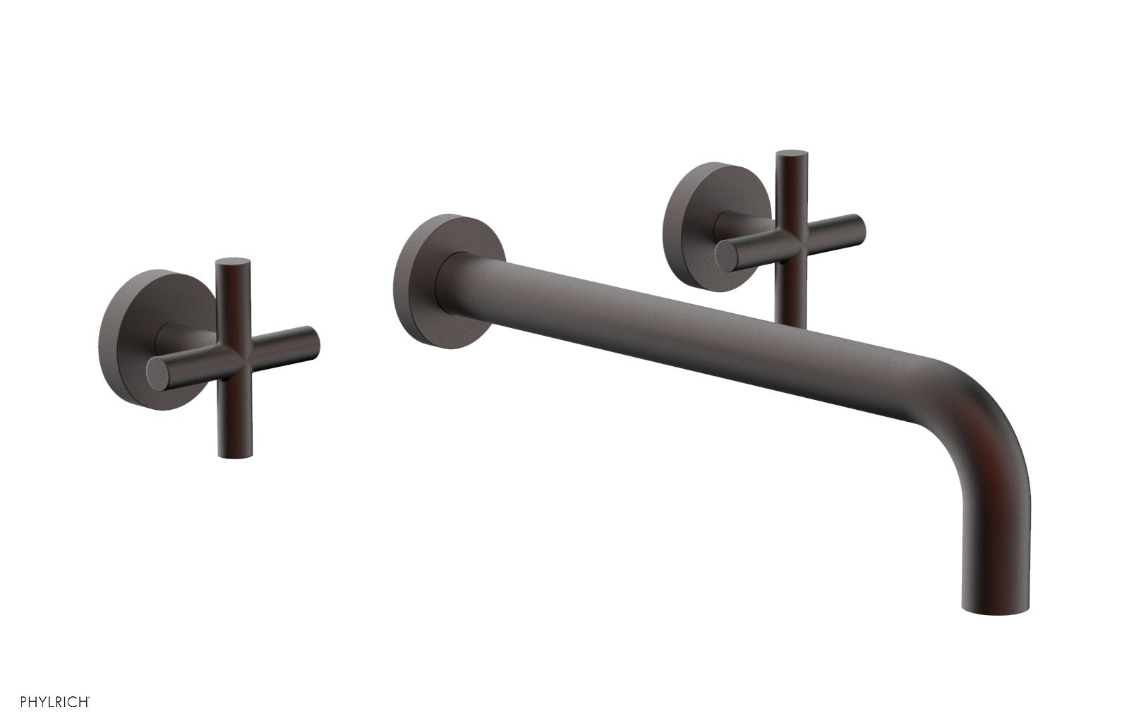 Phylrich TRANSITION Wall Tub Set 12" Spout - Cross Handles