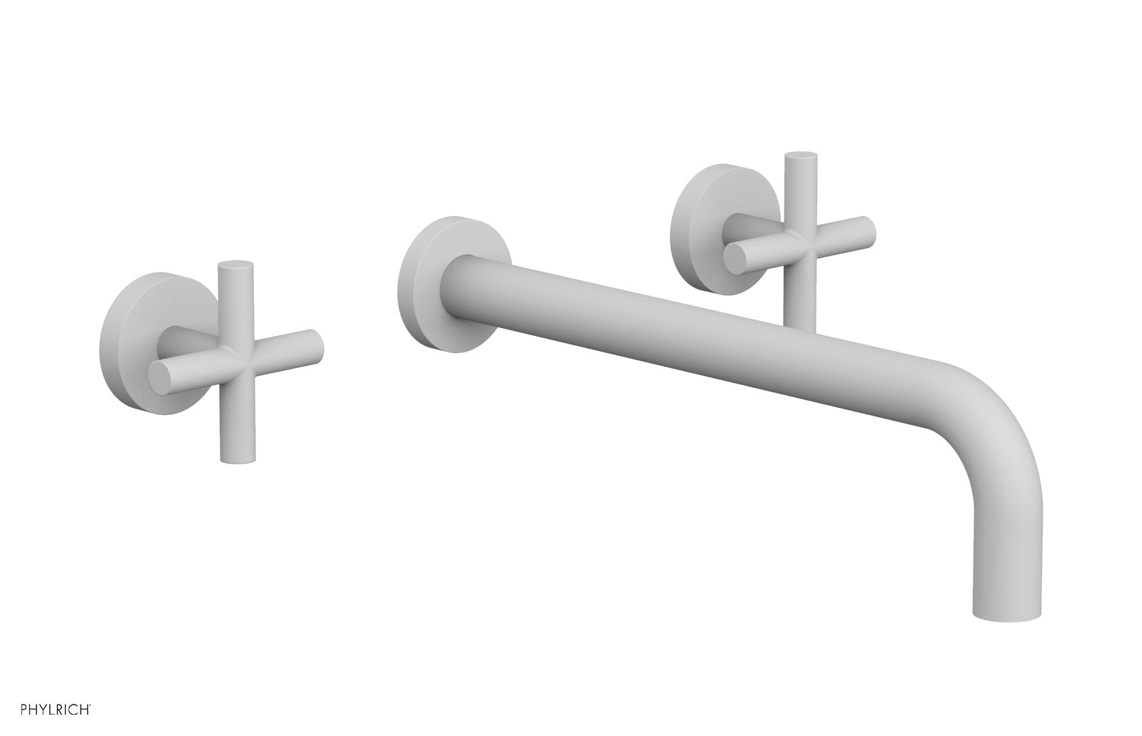 Phylrich TRANSITION Wall Tub Set 12" Spout - Cross Handles