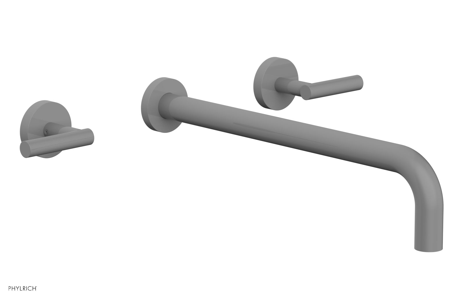 Phylrich TRANSITION Wall Lavatory Set 14" Spout - Lever Handles