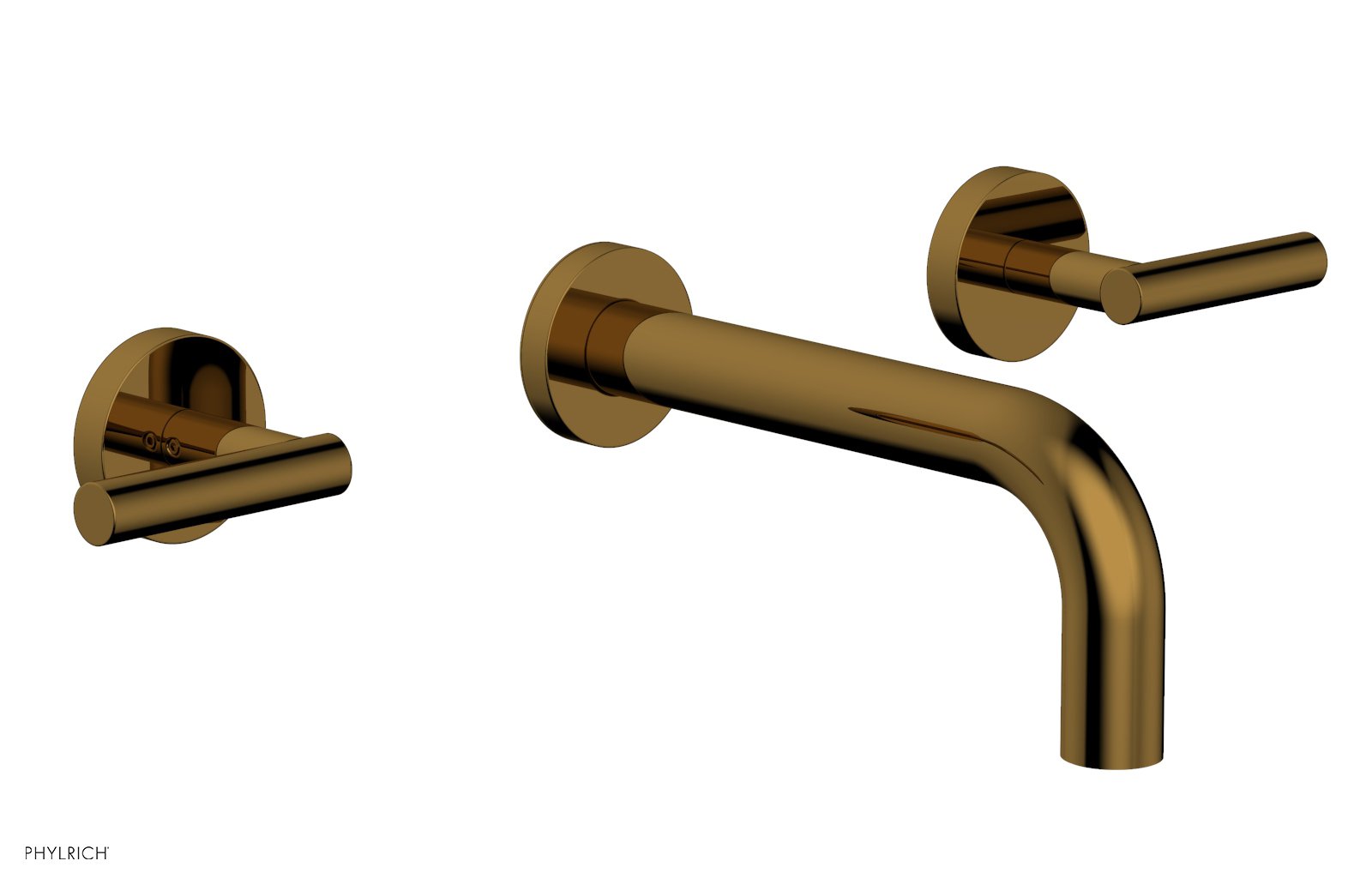 Phylrich TRANSITION Wall Tub Set 7 1/2" Spout - Lever Handles