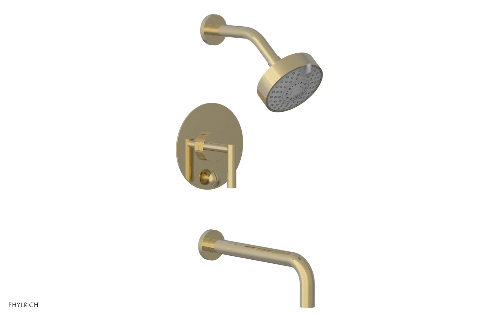 Phylrich TRANSITION Pressure Balance Tub & Shower Set 10" Spout - Lever Handle