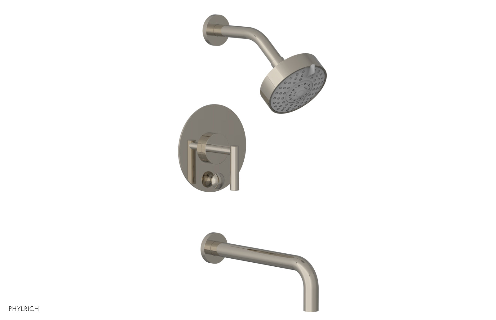 Phylrich TRANSITION Pressure Balance Tub & Shower Set 10" Spout - Lever Handle