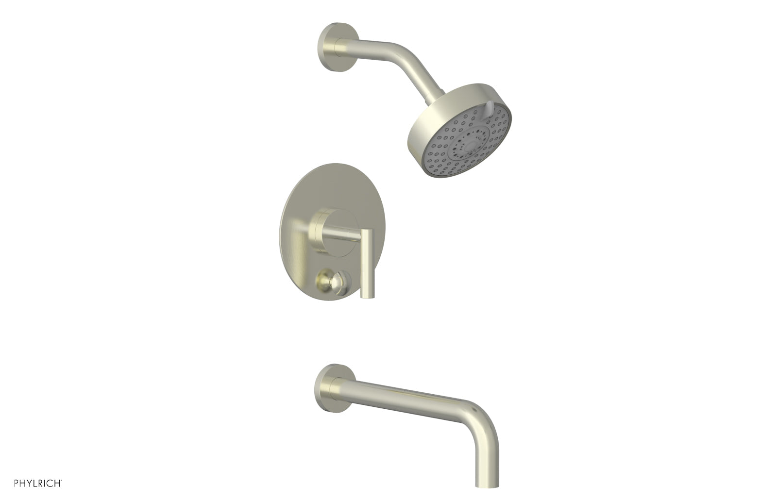 Phylrich TRANSITION Pressure Balance Tub & Shower Set 10" Spout - Lever Handle