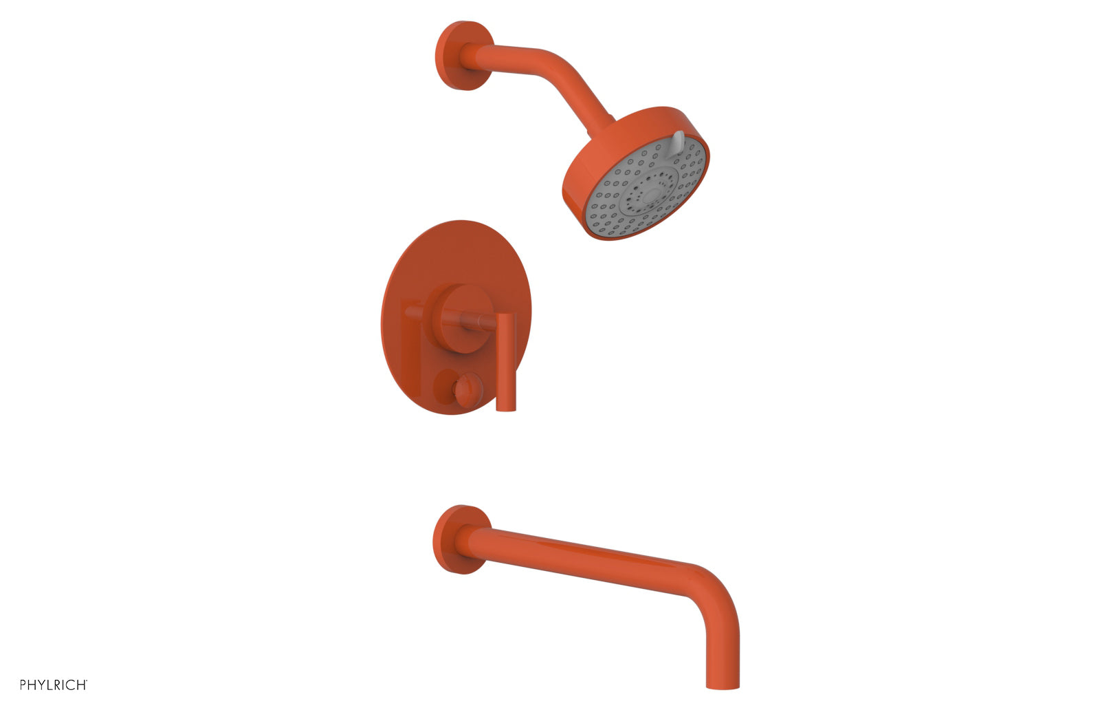 Phylrich TRANSITION Pressure Balance Tub & Shower Set 12" Spout - Lever Handle