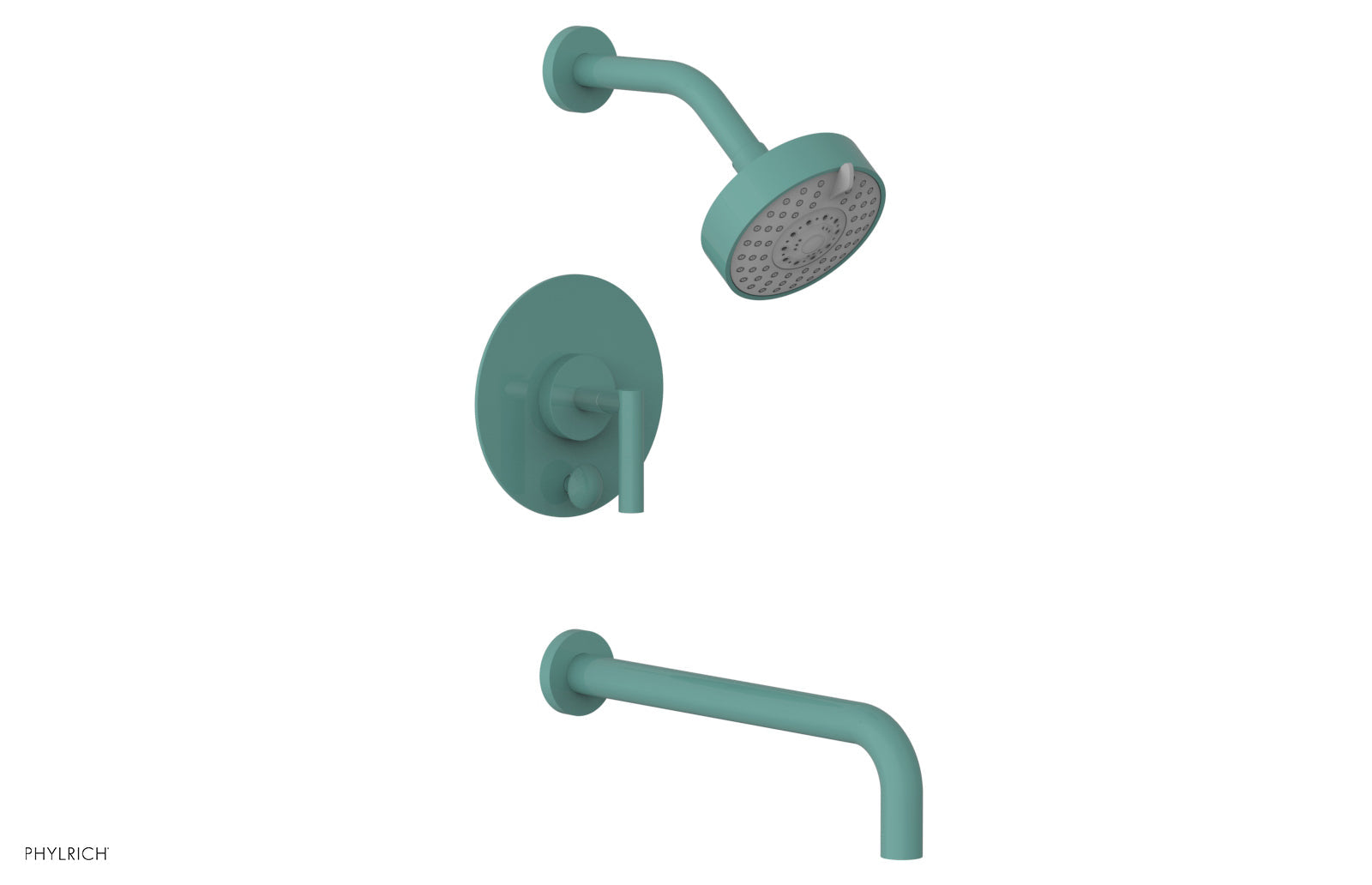 Phylrich TRANSITION Pressure Balance Tub & Shower Set 12" Spout - Lever Handle