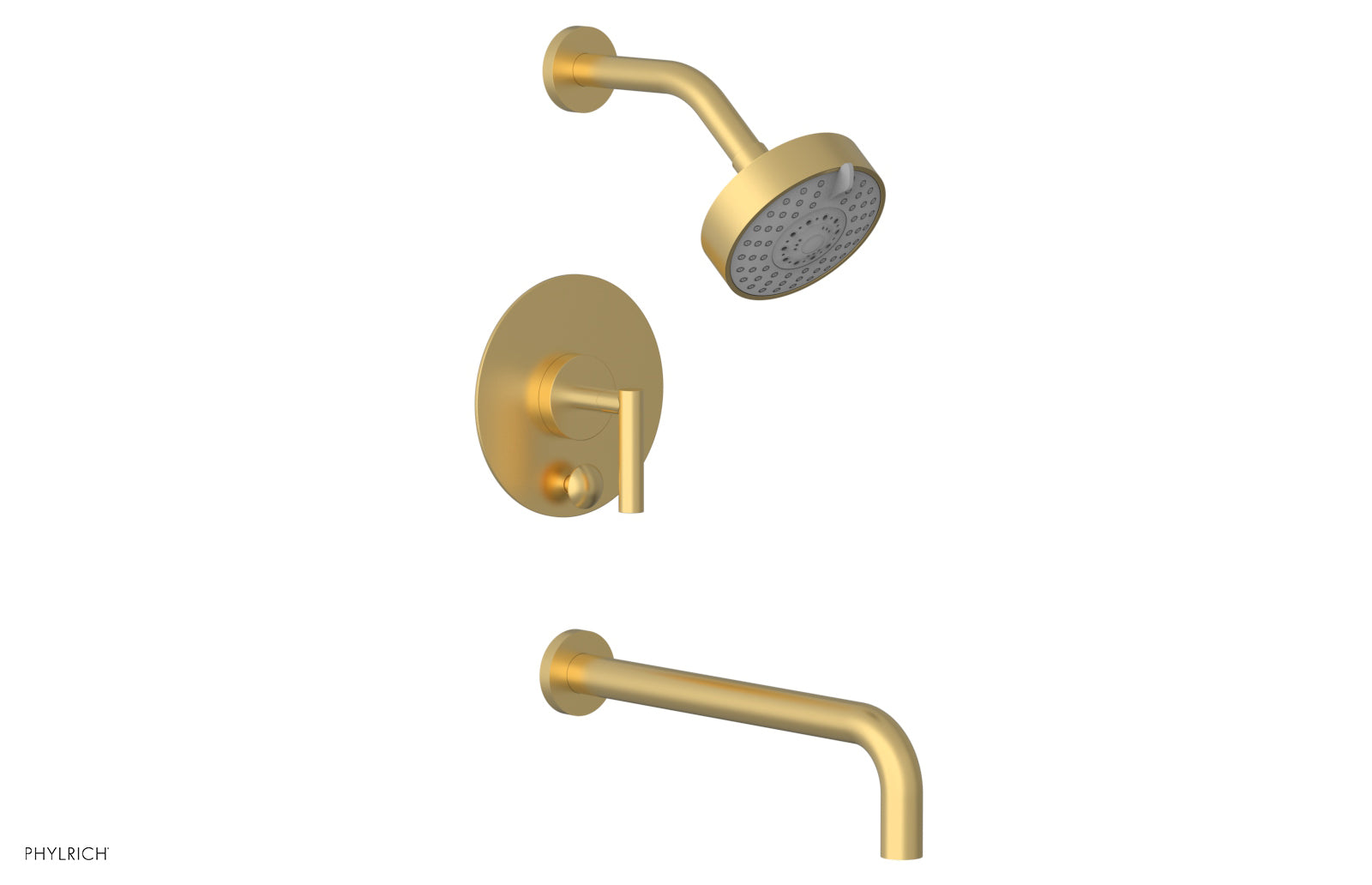 Phylrich TRANSITION Pressure Balance Tub & Shower Set 12" Spout - Lever Handle