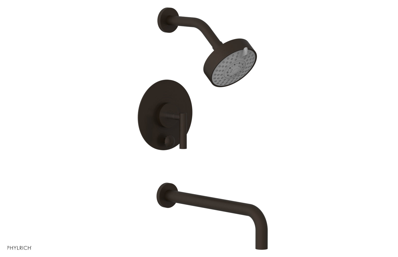 Phylrich TRANSITION Pressure Balance Tub & Shower Set 12" Spout - Lever Handle