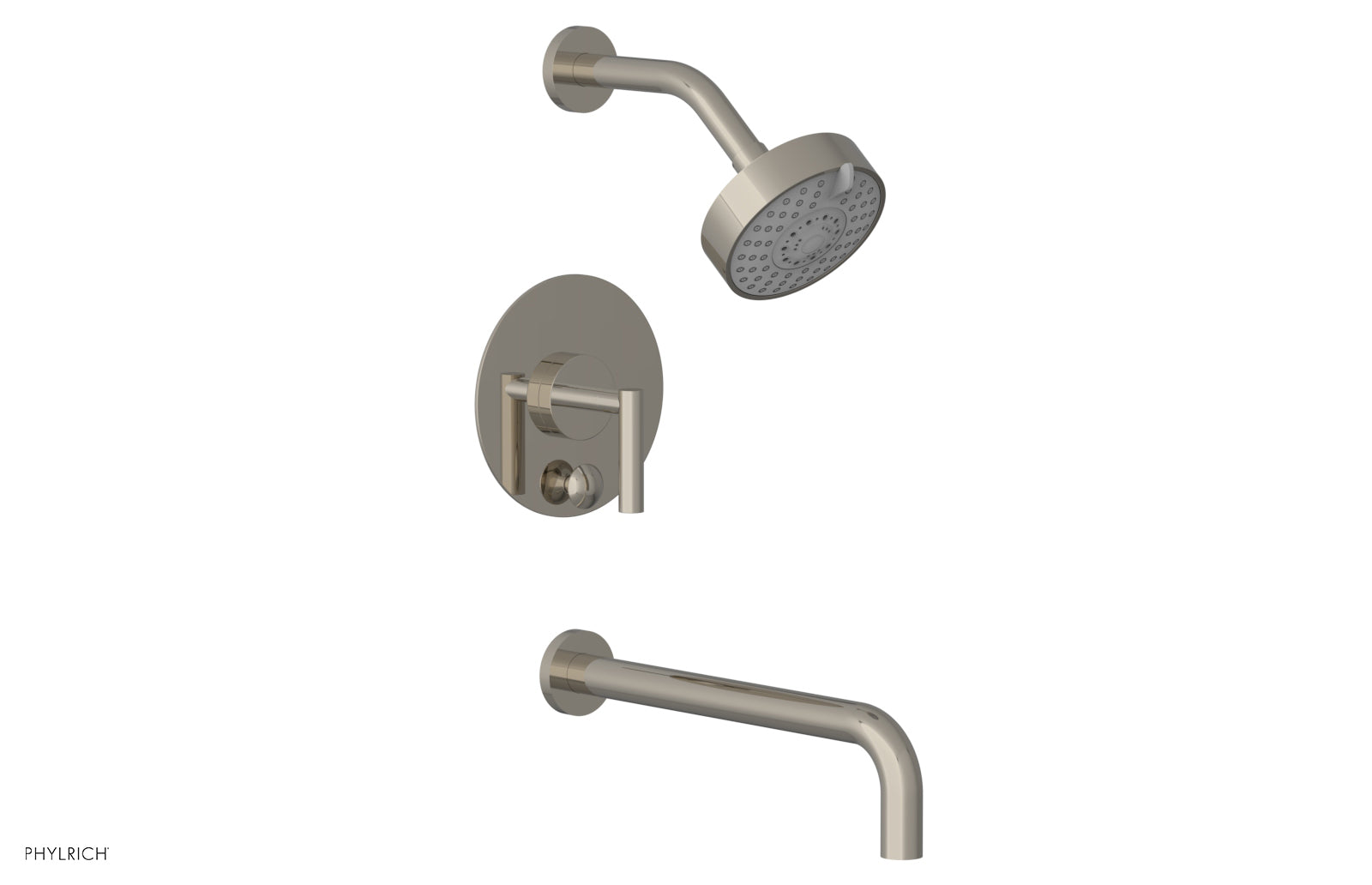 Phylrich TRANSITION Pressure Balance Tub & Shower Set 12" Spout - Lever Handle
