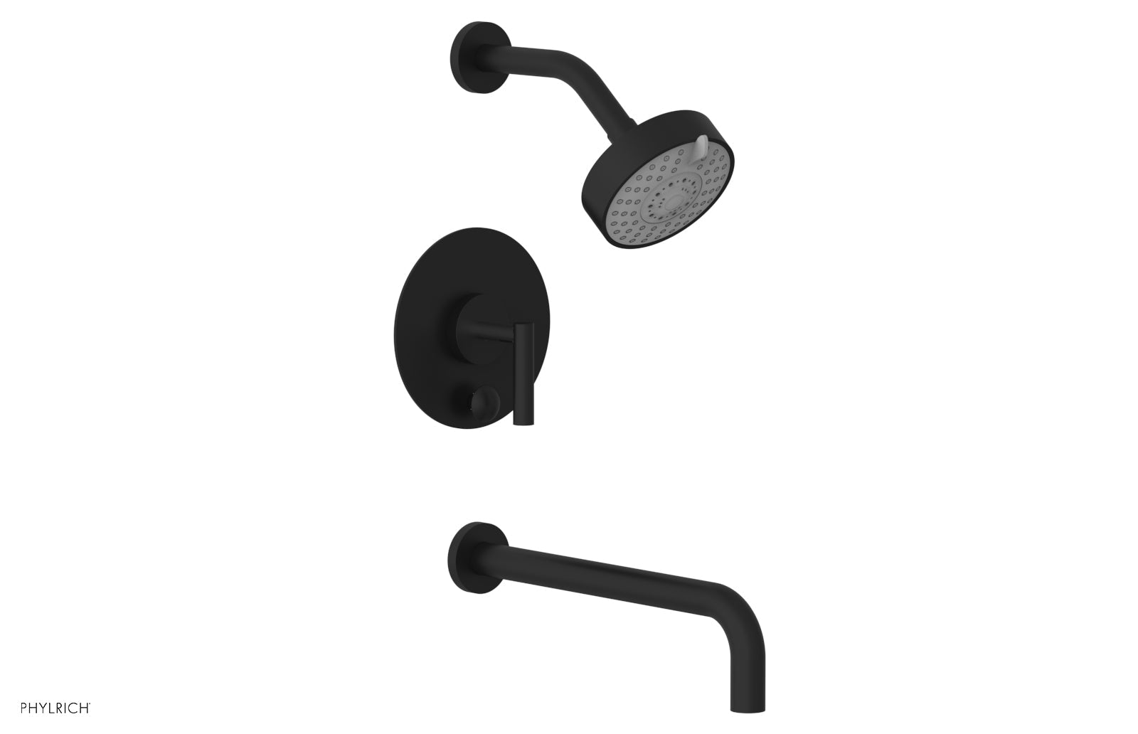 Phylrich TRANSITION Pressure Balance Tub & Shower Set 12" Spout - Lever Handle