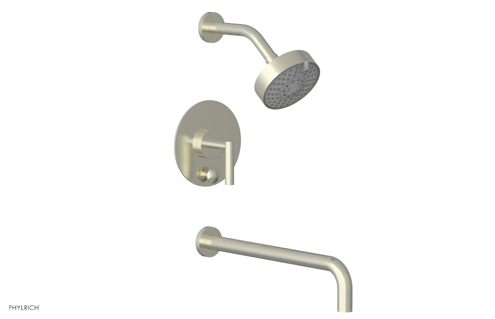 Phylrich TRANSITION Pressure Balance Tub & Shower Set 14" Spout - Lever Handle