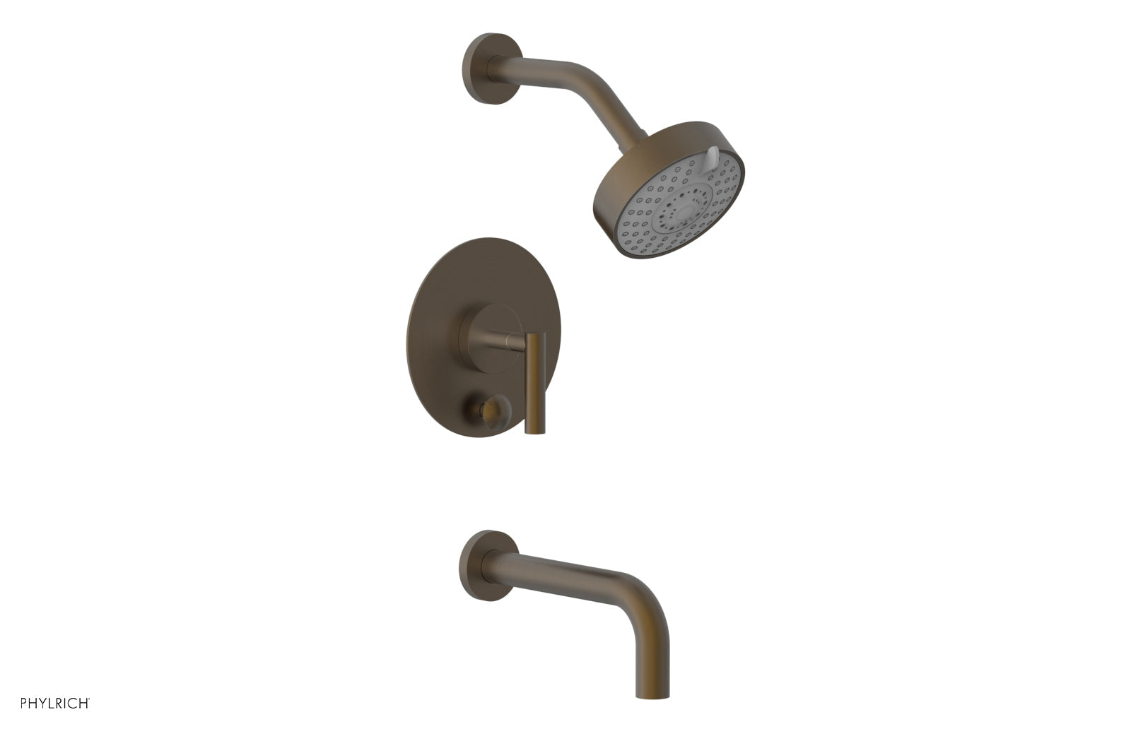 Phylrich TRANSITION Pressure Balance Tub & Shower Set 7 1/2" Spout - Lever Handle