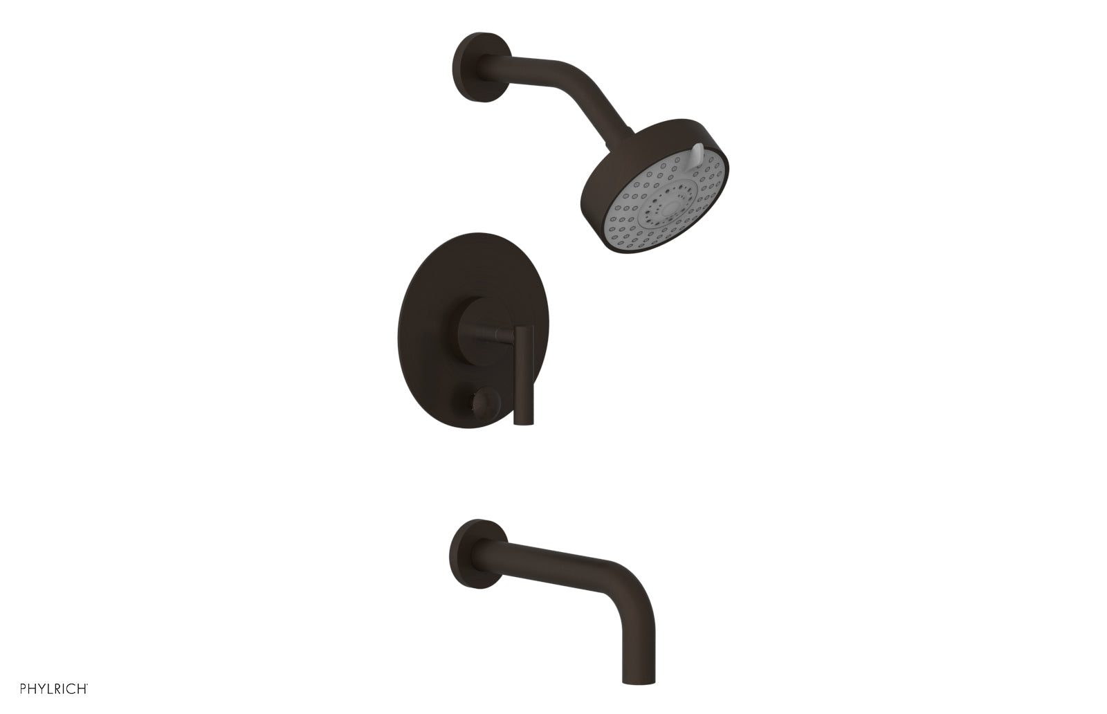Phylrich TRANSITION Pressure Balance Tub & Shower Set 7 1/2" Spout - Lever Handle