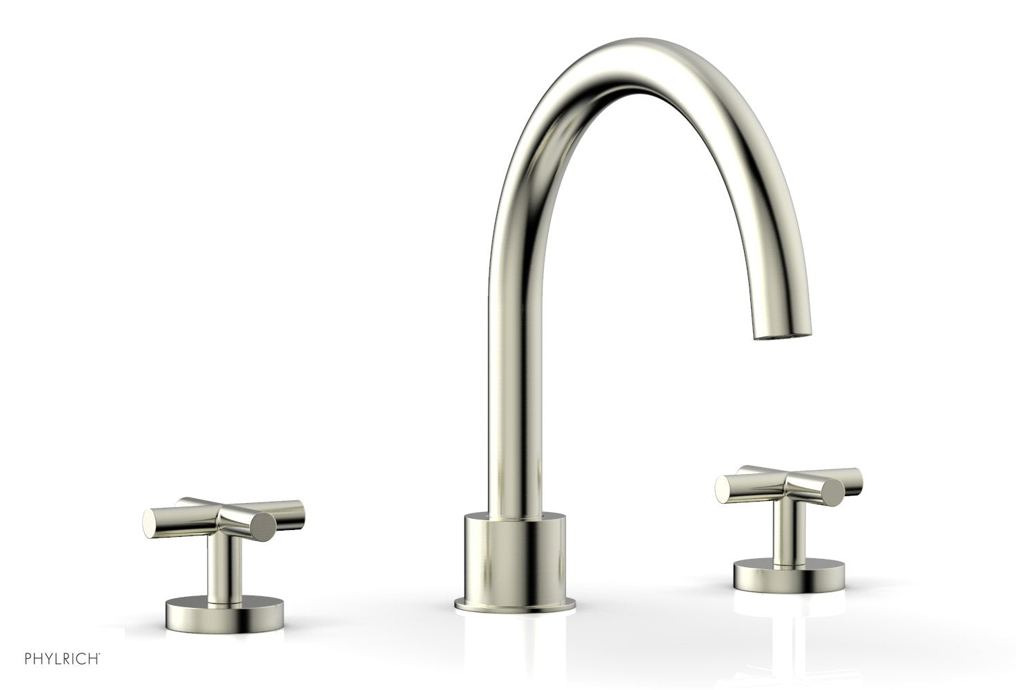 Phylrich TRANSITION Deck Tub Set - Cross Handles