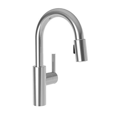 polished chrome faucet