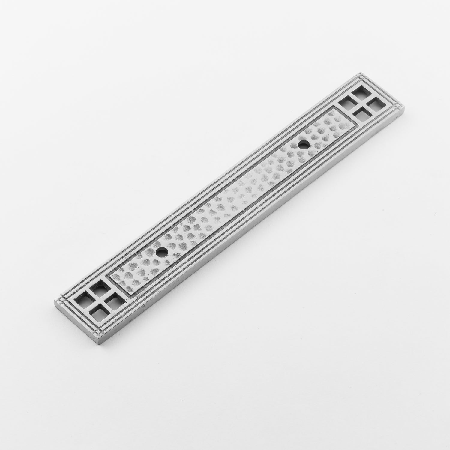 polished chrome backplate