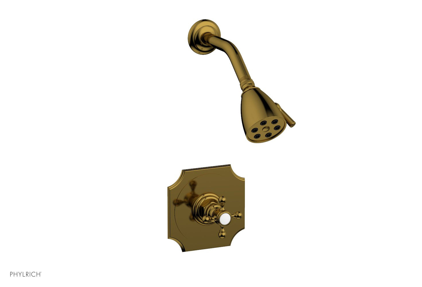 Phylrich HENRI Pressure Balance Shower Set Cross Handle