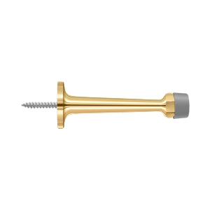 Deltana 3-1/4" Solid Brass Baseboard Door Bumper