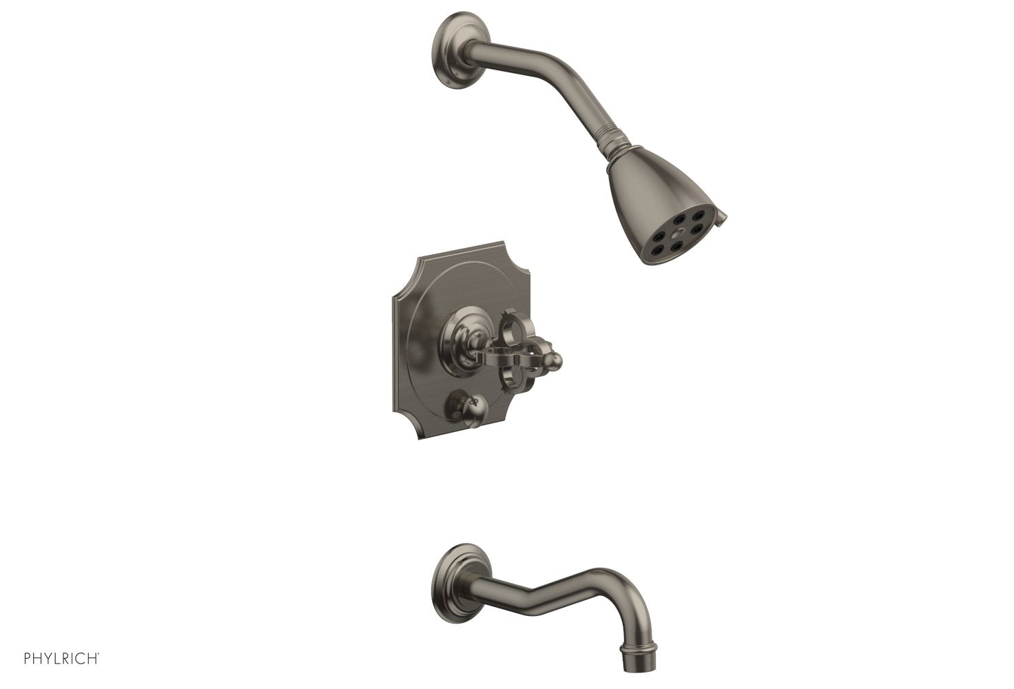 Phylrich COURONNE Pressure Balance Tub and Shower Set