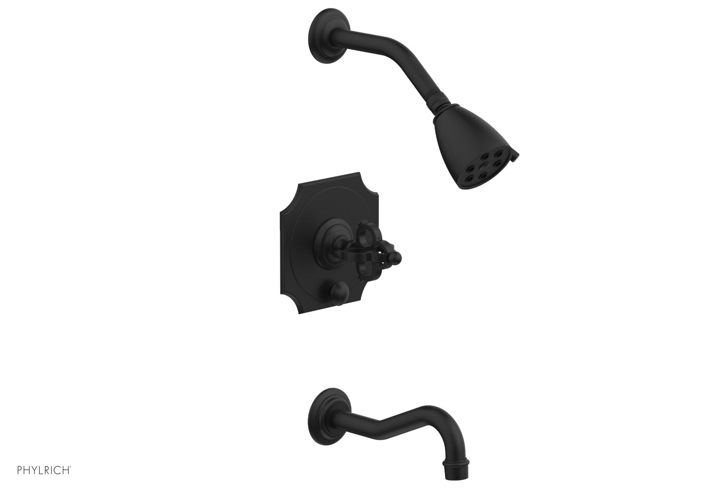 Phylrich COURONNE Pressure Balance Tub and Shower Set
