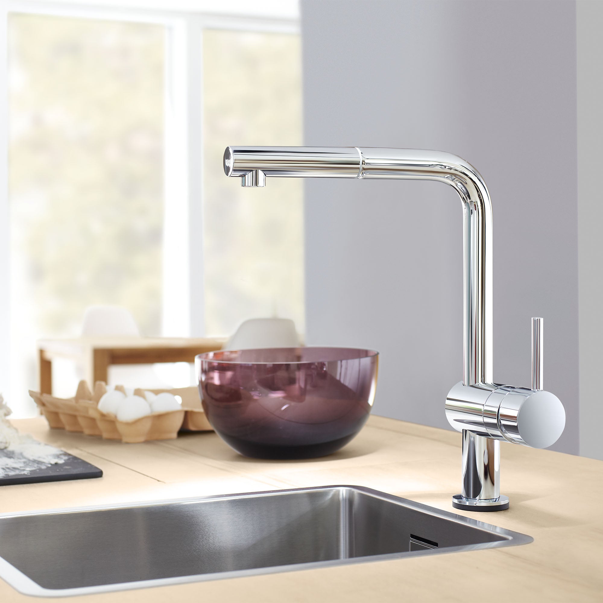 starlight chrome kitchen faucet
