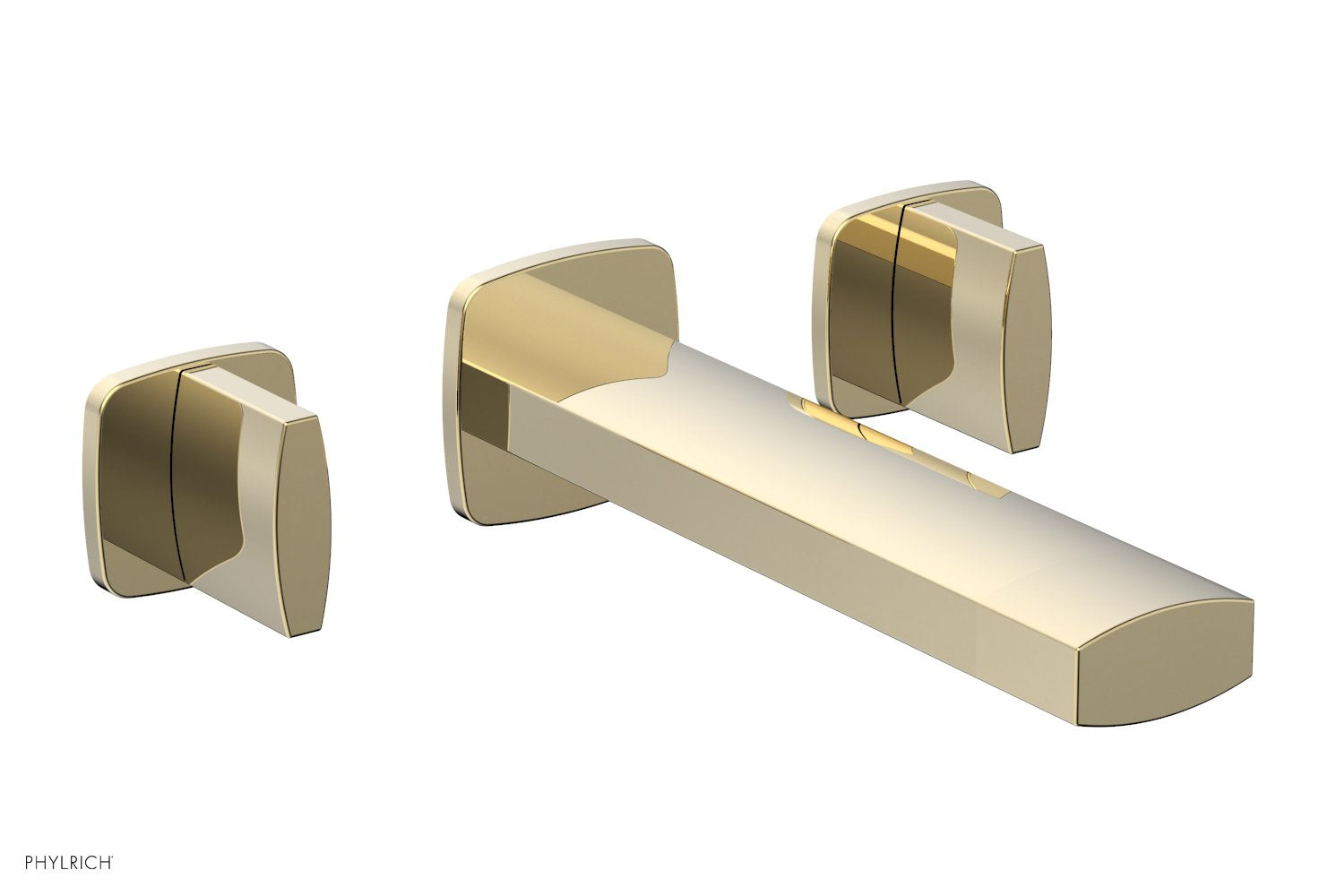 Phylrich RADI Wall Tub Set - Blade Handles
