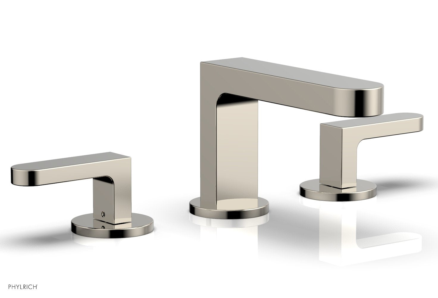 Phylrich ROND Widespread Faucet - Lever Handles Low Spout