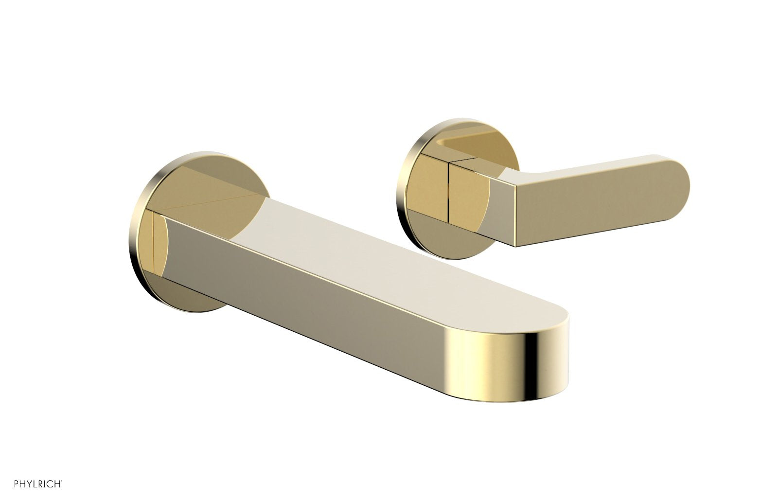 Phylrich ROND Single Handle Wall Lavatory Set - Lever Handles
