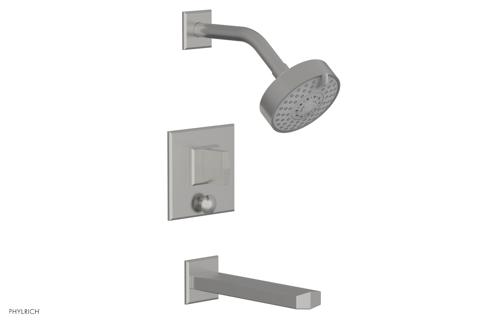 Phylrich DIAMA Pressure Balance Tub and Shower Set - Blade Handle