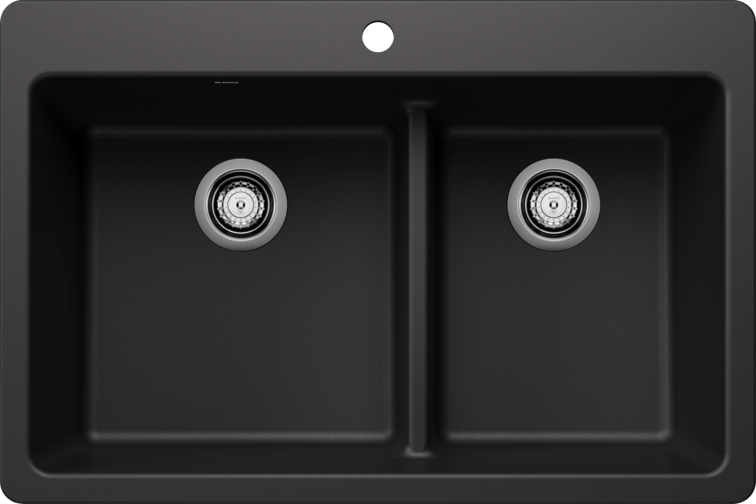 Blanco Liven 1-3/4 Low Divide Dual Mount Sink