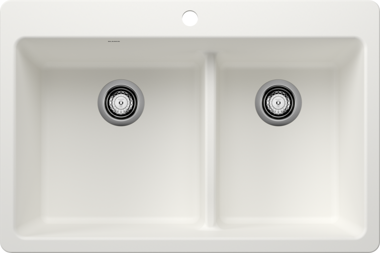 Blanco Liven 1-3/4 Low Divide Dual Mount Sink