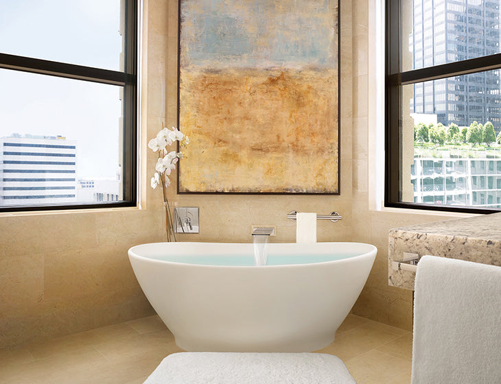 white bathtub
