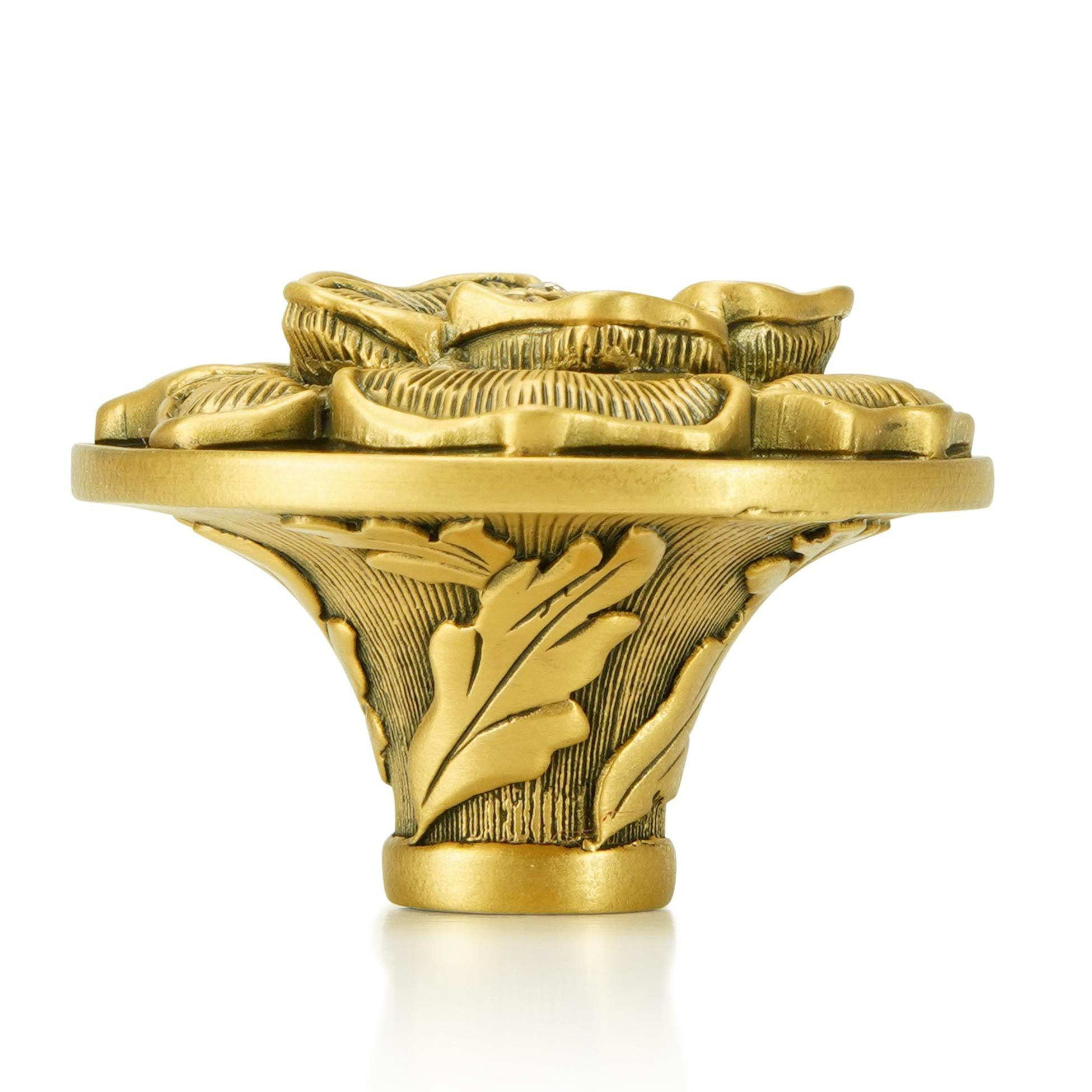 museum gold knob