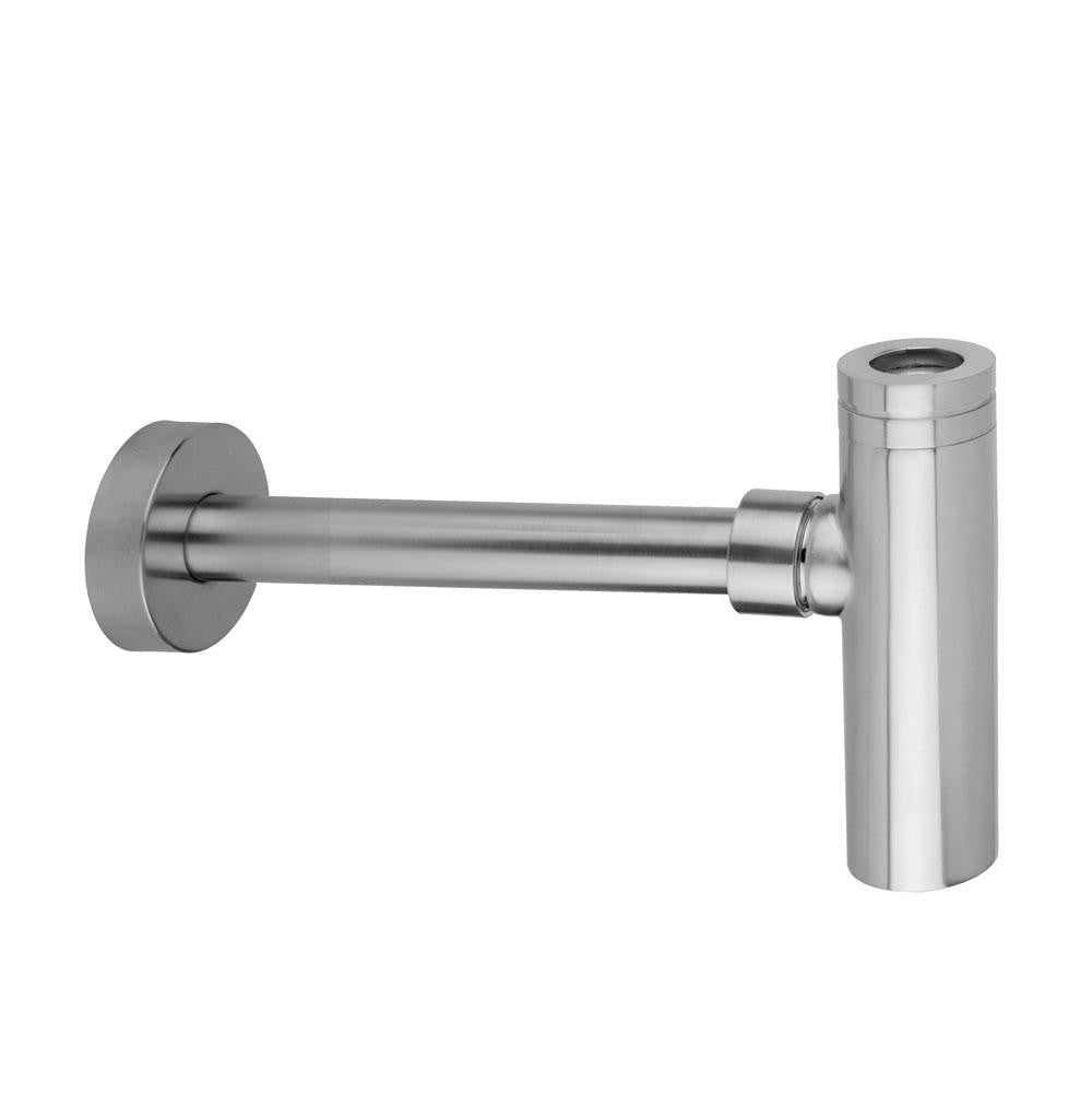 polished chrome lavatory trap