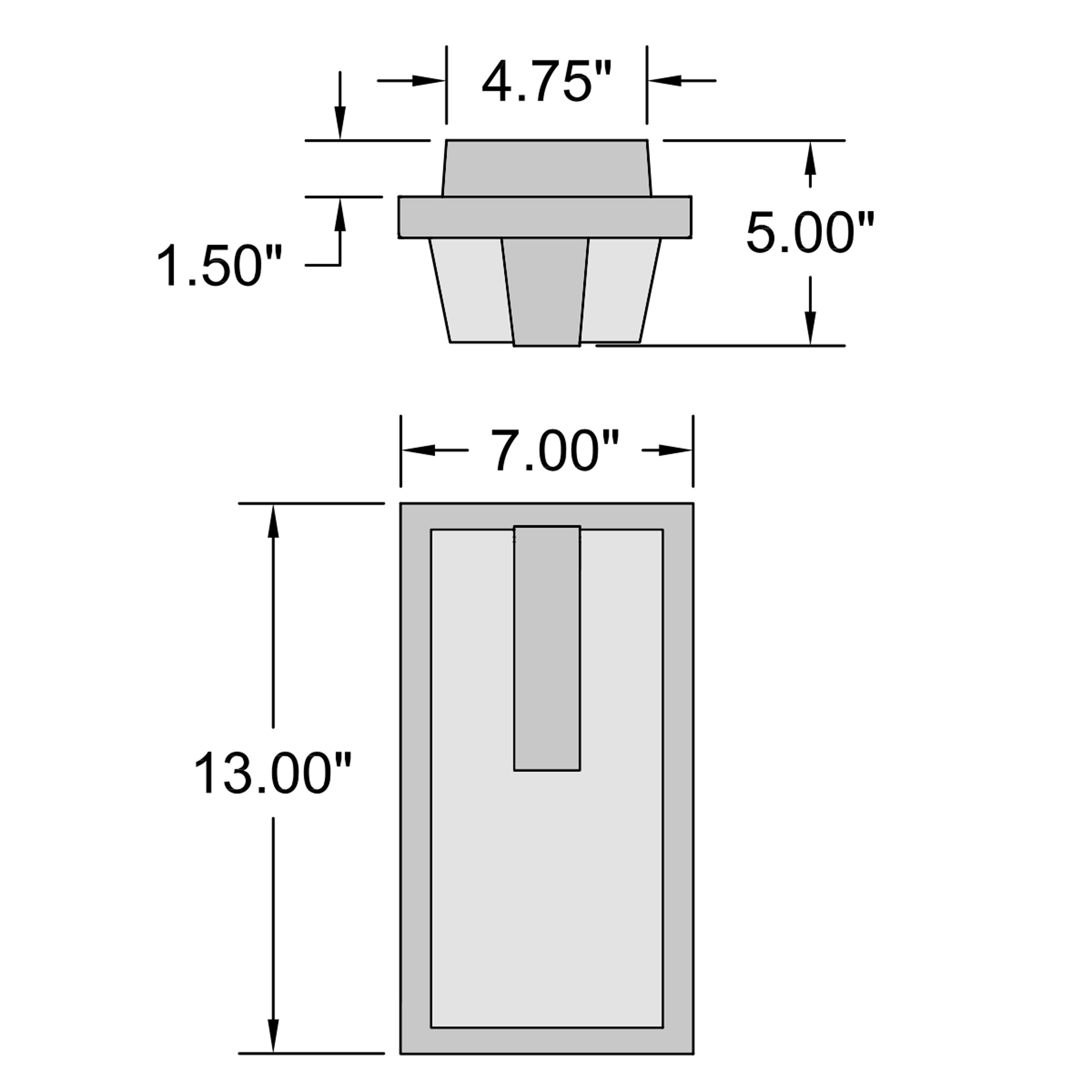 bronze led wall mount