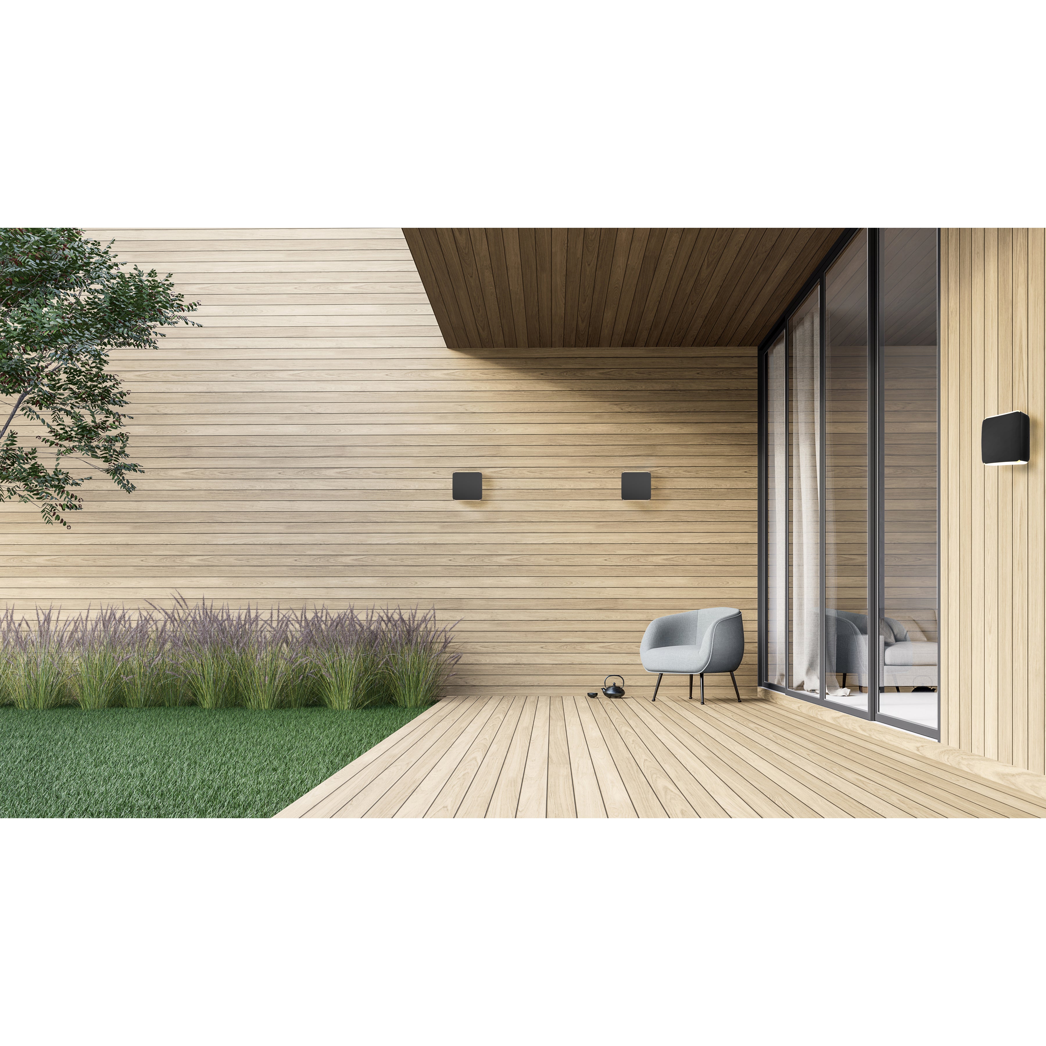 black led wall mount
